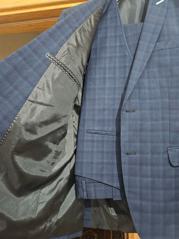 Erkek Lacivert Modern Klasik Takım Elbise - Görsel 2