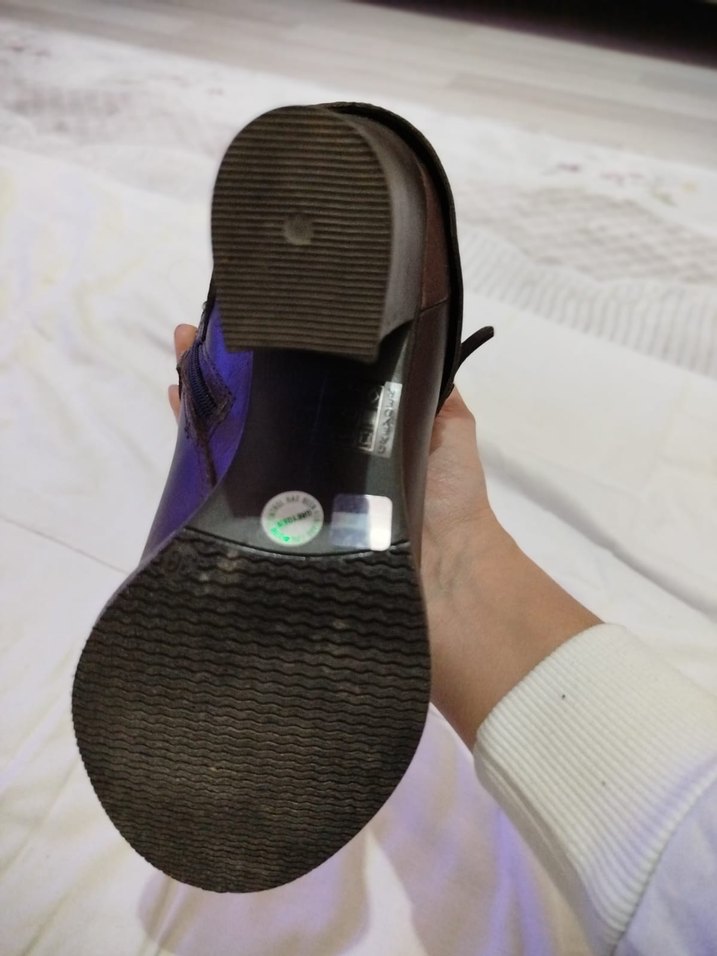 Kahverengi Yılan Derisi Desenli Kadın Dizüstü Bot - Görsel 3