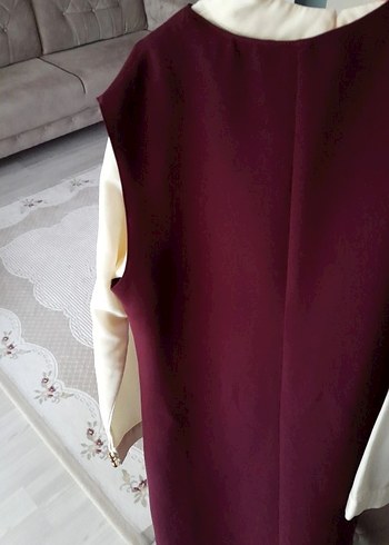 mürdüm etekli ceket takım - Görsel 3