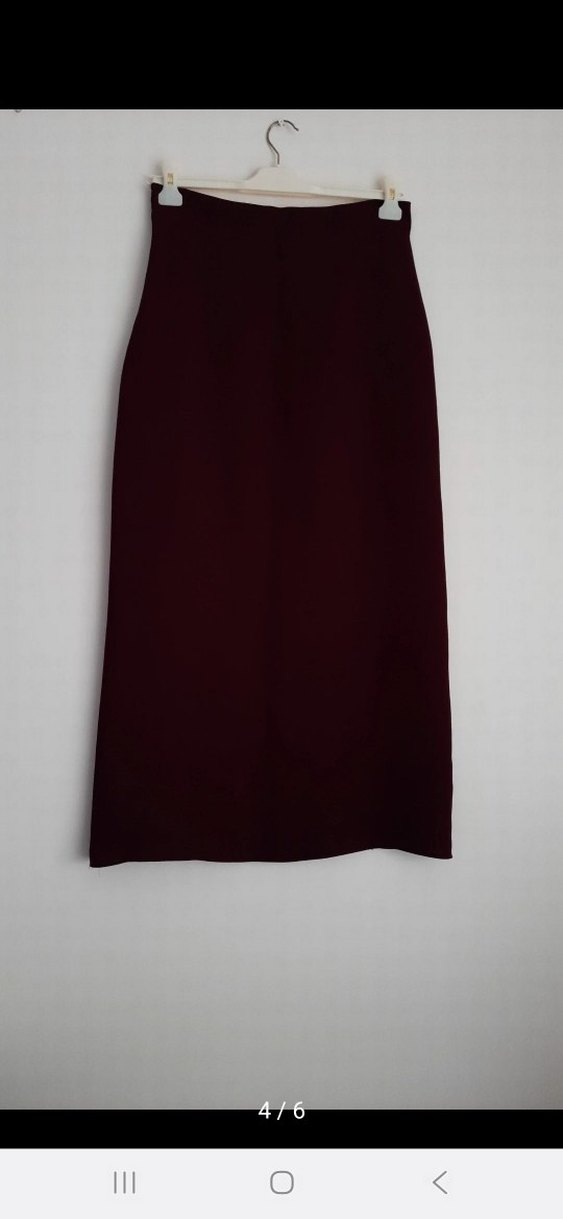 mürdüm etekli ceket takım - Görsel 4