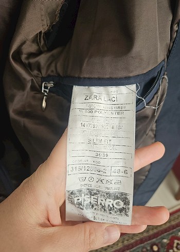 zara mevsimlik erkek mont - Görsel 5