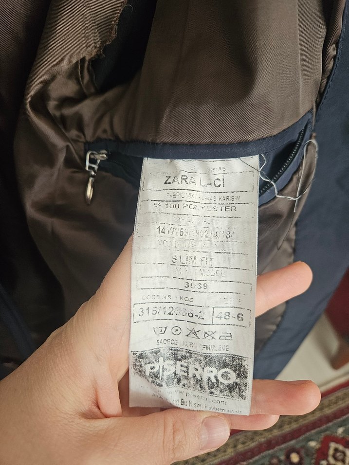 zara mevsimlik erkek mont - Görsel 5