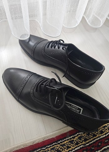 Siyah Bağcıklı Erkek Klasik Ayakkabı - Görsel 2