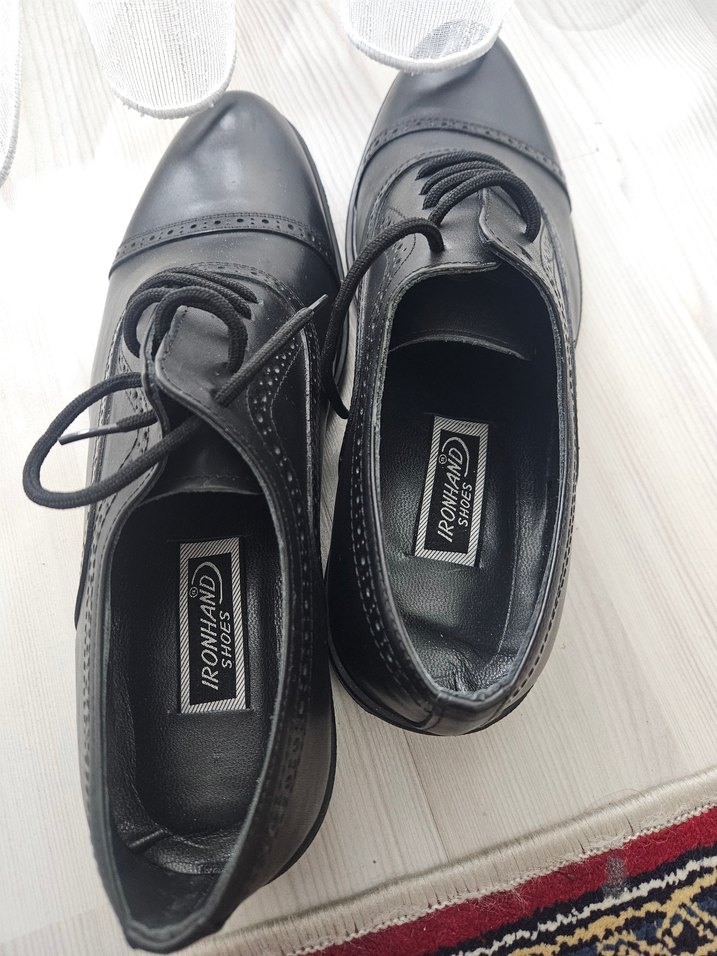 Siyah Bağcıklı Erkek Klasik Ayakkabı - Görsel 3