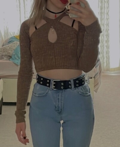 Önü pencereli crop
