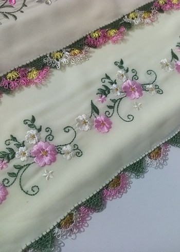 Dantel İşlemeli Vintage Kadın Şalı - Görsel 4