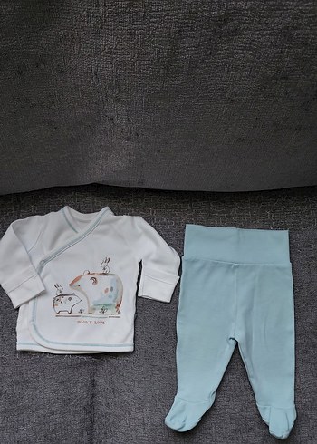 Erkek Bebek Zıbın Takım 0/3 Ay - Görsel 3