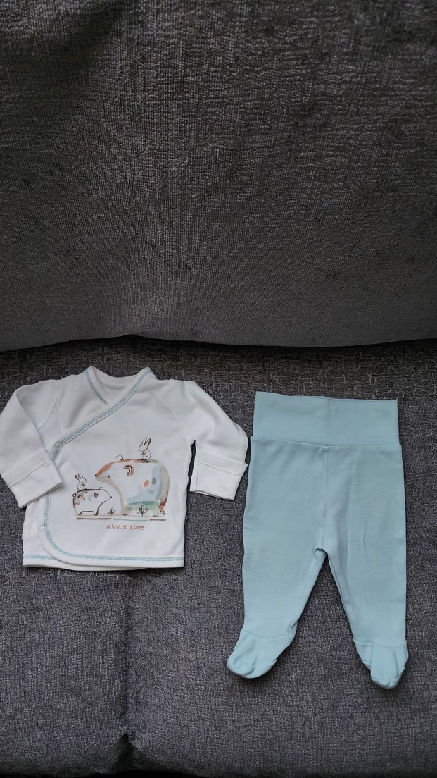 Erkek Bebek Zıbın Takım 0/3 Ay - Görsel 3