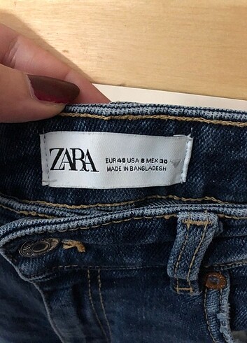 Zara Zara Lacivert kot pantolon