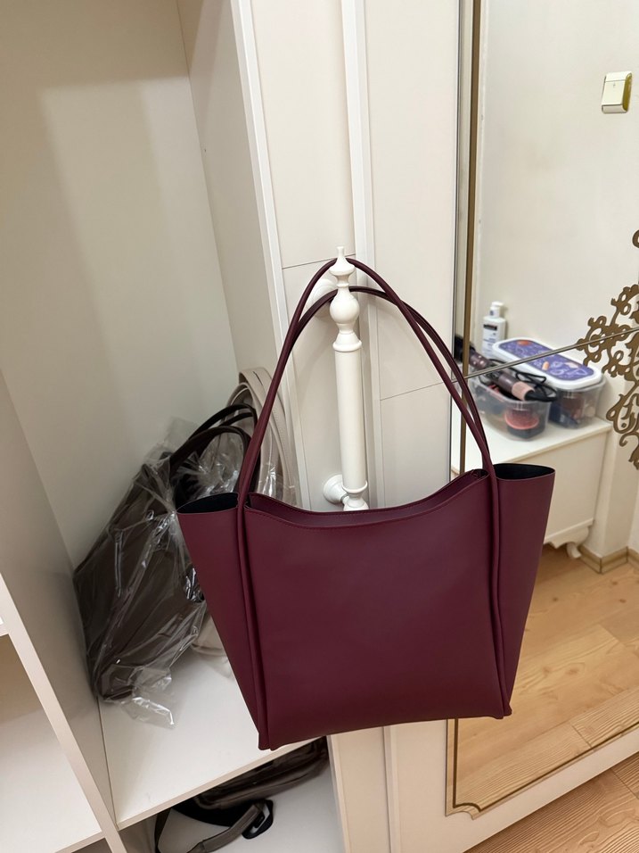 Bordo çanta - Görsel 5