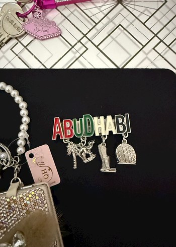 Işıltılı Bohem Kadın Anahtarlık - Görsel 2