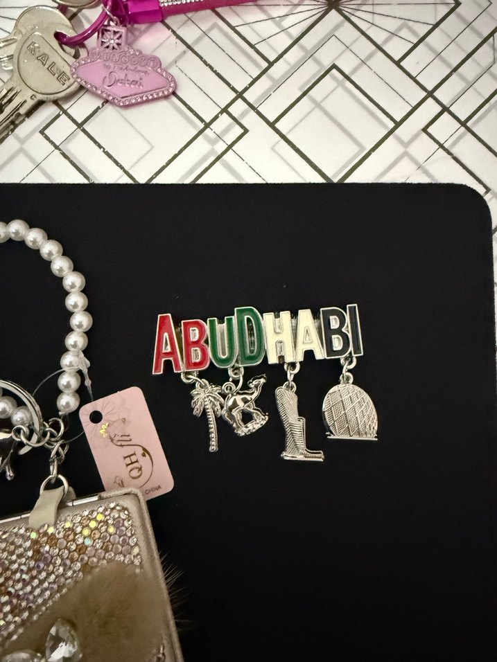 Işıltılı Bohem Kadın Anahtarlık - Görsel 2