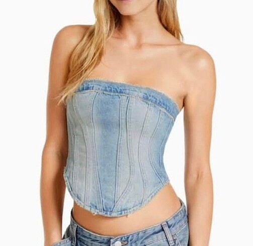 BERSHKA DENİM BÜSTİYER