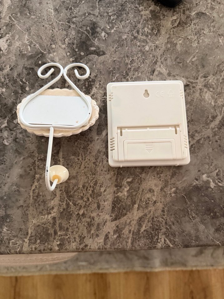 Gri Dijital Termometre ve Nem Ölçer /Mudo Askı - Görsel 5