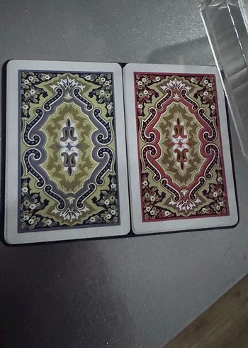 Çift Taraflı Renkli Oyun Kartları