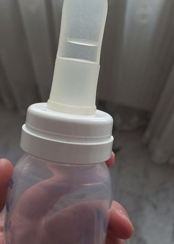 Beyaz Bebek Biberonu 125ml. Kaşık biberon. - Görsel 2