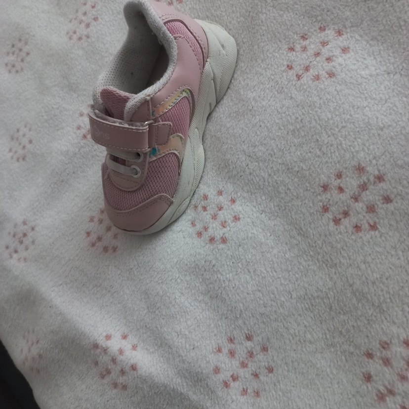 Kız Çocuk Pembe Cırtlı Spor Ayakkabı - Görsel 2