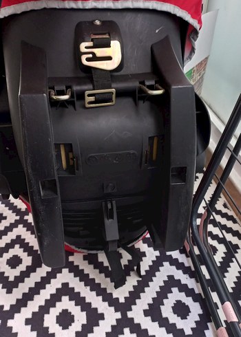 Beyaz-Gri Bebek Araba Koltuğu - Görsel 5