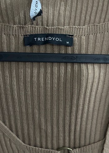 Bej Uzun Kollu Triko Elbise ve Hırka Takımı - Görsel 3