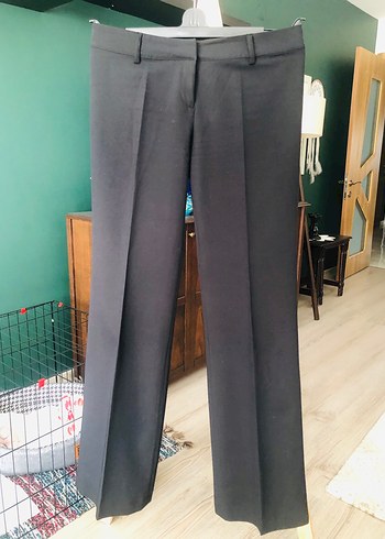Siyah Kadın Kumaş Pantolon