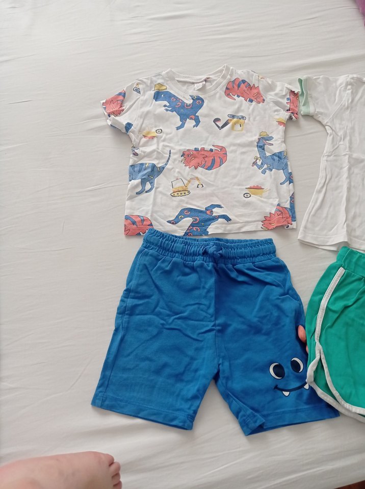 Renkli Bebek Erkek Kısa Kollu Takım - Görsel 2