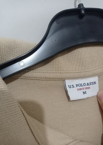 Bej Kısa Kollu Polo Tişört - Görsel 6