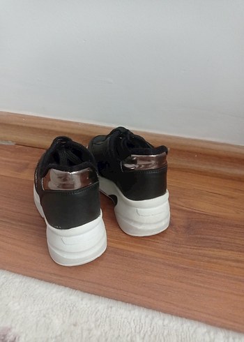 Lodsy Siyah Yılan Desenli Dolgu Topuklu Spor Ayakkabı - Görsel 5