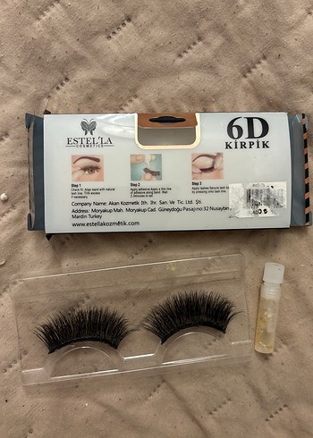 Estella 6D 3D Görünümlü Altın Kirpik W25 - Görsel 4