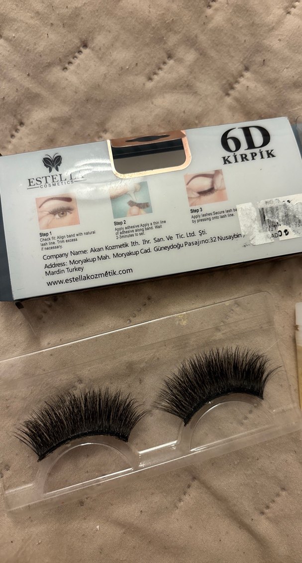 Estella 6D 3D Görünümlü Altın Kirpik W25 - Görsel 5