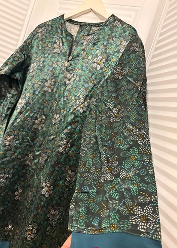 Saten tunik elbise özel gün elbisesi - Görsel 16