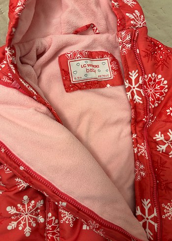 Bebek Kapüşonlu içi polarlı mont Tulum - Görsel 7