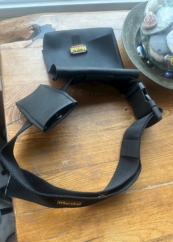 Marshall Siyah Bel bacak çantası - Görsel 5