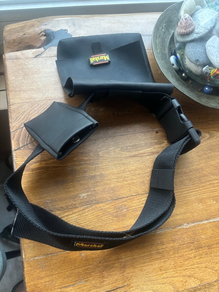 Marshall Siyah Bel bacak çantası - Görsel 5