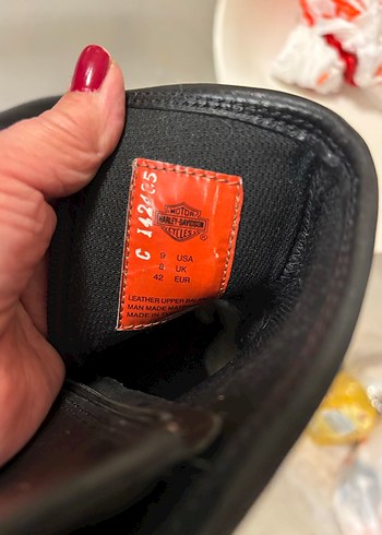 Siyah Deri Tokalı Biker Bot - Görsel 11