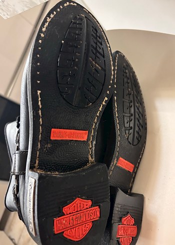 Siyah Deri Tokalı Biker Bot - Görsel 10