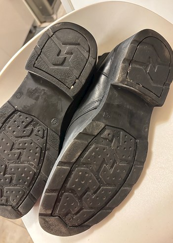 Siyah Erkek Deri Bot, Tokalı, Goth Tarzı Dockers - Görsel 7