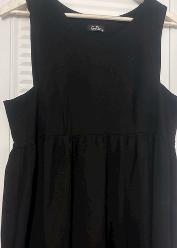 Siyah Kolsuz Midi Hamile Elbisesi - Görsel 13