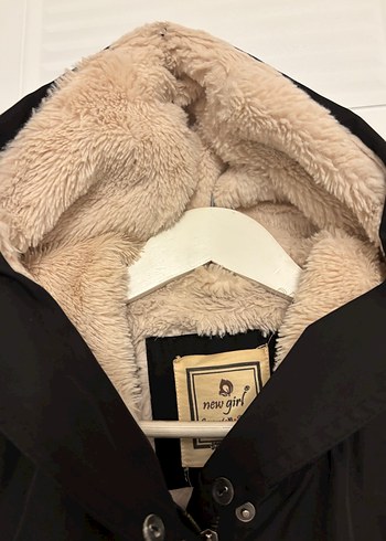 Pelüş içlikli parka kaban mont - Görsel 14