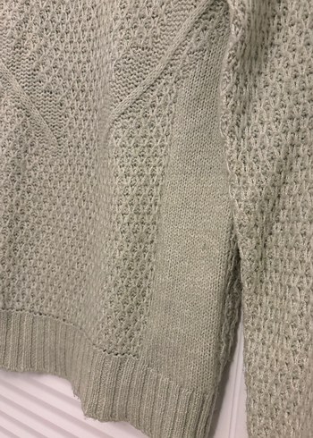 Açık yeşil  Bohem Kadın Kazak - Görsel 4