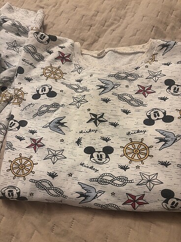 Mickey mouse pijama takımı - Görsel 9