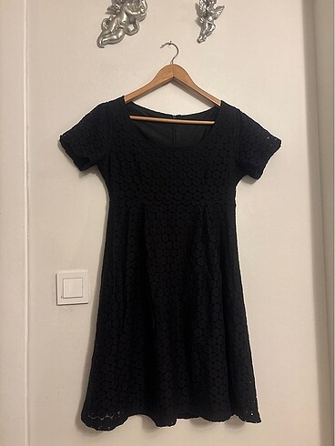 Asil güpür dantel elbise - Görsel 3