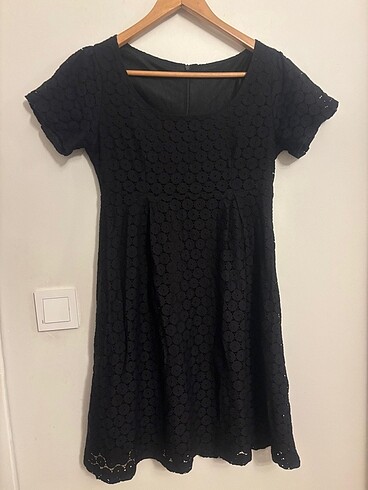 Asil güpür dantel elbise - Görsel 8