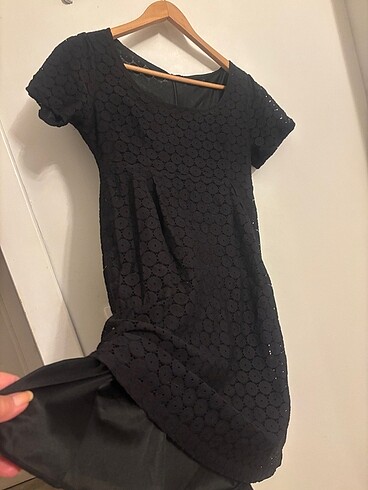 Asil güpür dantel elbise - Görsel 7