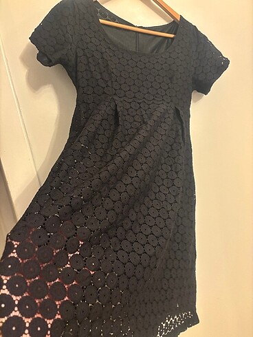 Asil güpür dantel elbise - Görsel 4