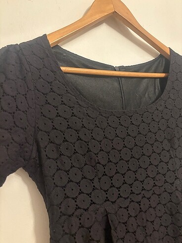 Asil güpür dantel elbise - Görsel 6