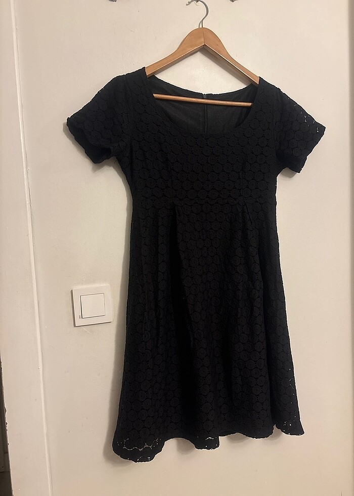 Asil güpür dantel elbise - Görsel 2