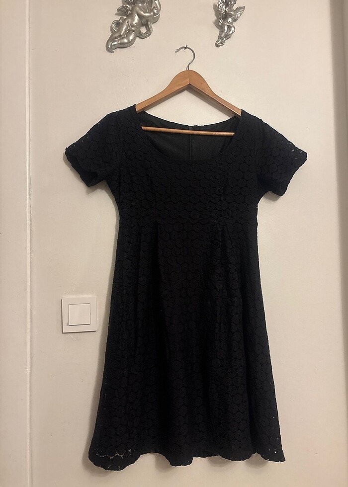 Asil güpür dantel elbise - Görsel 3