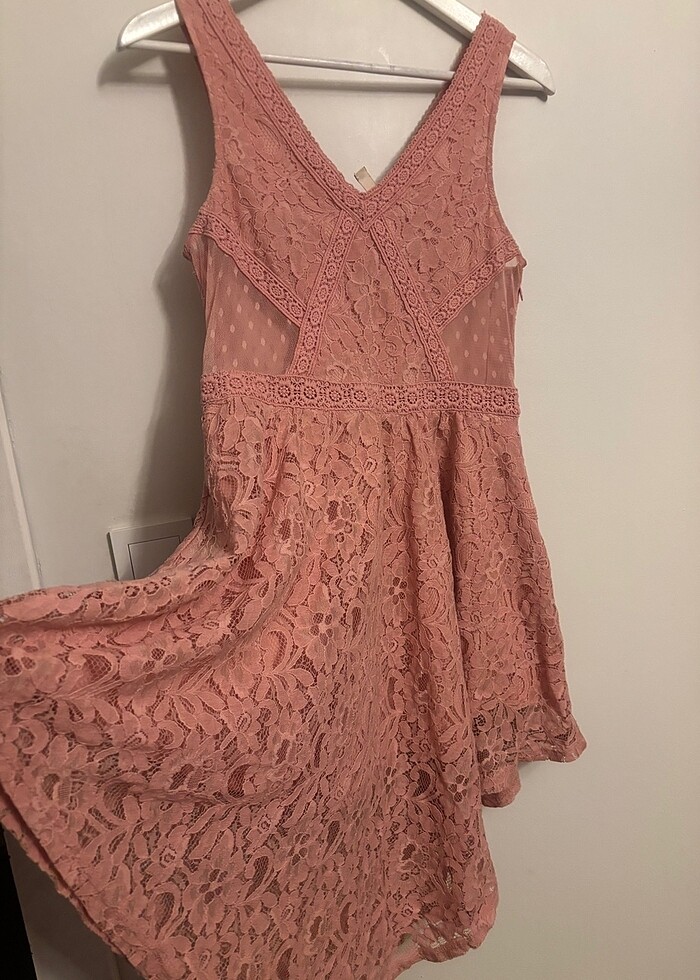 H&M dantel elbise - Görsel 4