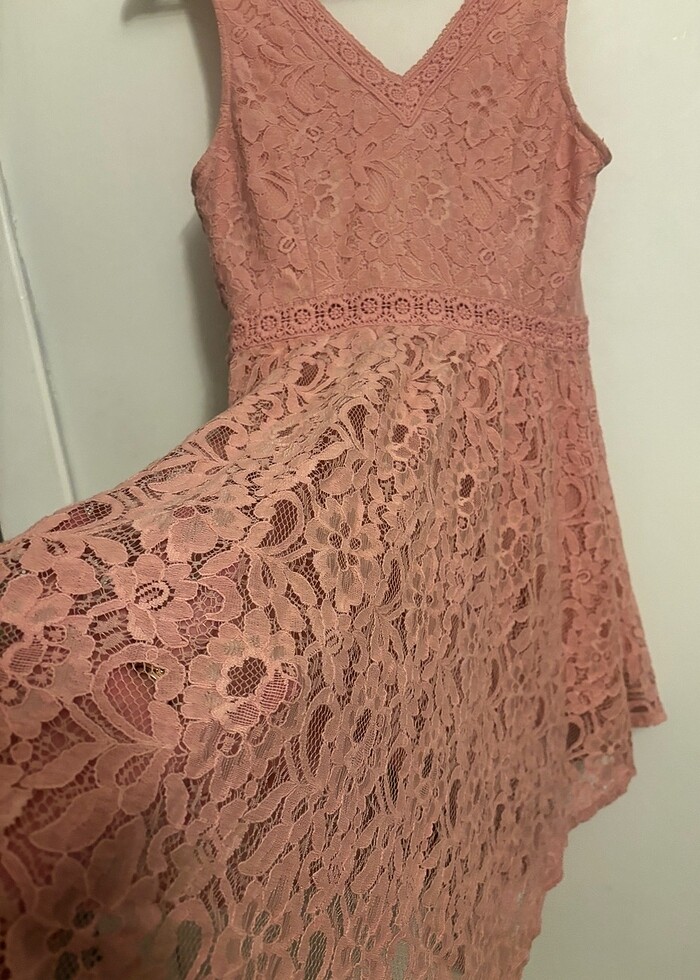 H&M dantel elbise - Görsel 5