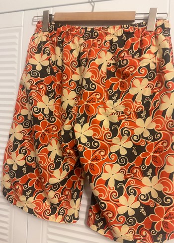 Erkek Bohem Bağcıklı Midi Mayo Şort tıffany - Görsel 5